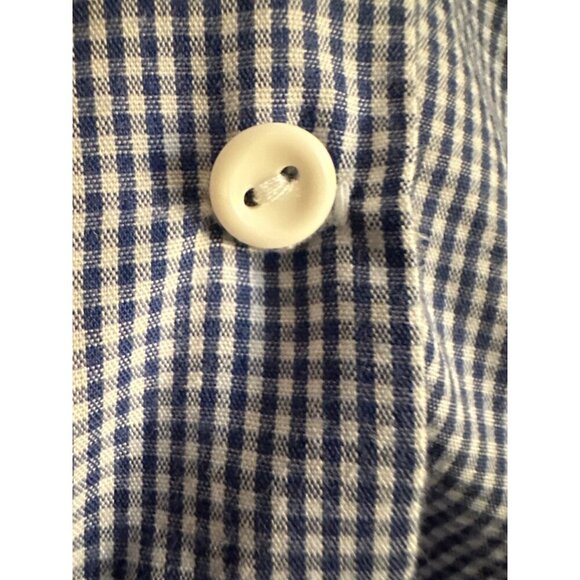 Vintage Smocked Toddler Dress With Anchor Embroidery & Peter Pan Collar - Picture 5 of 12